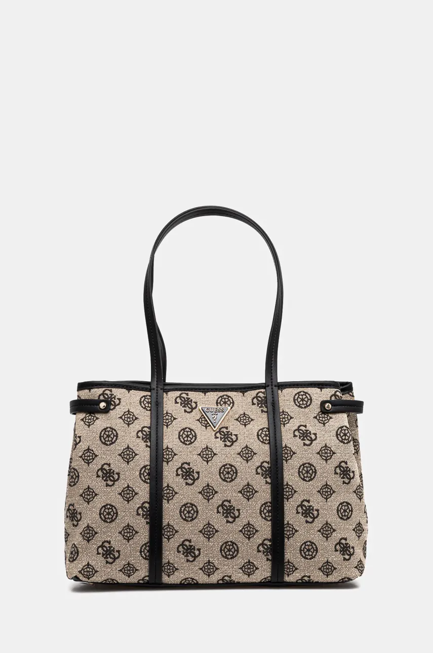 Τσάντα Guess BEYZA χρώμα: μπεζ, HWJG96 27230