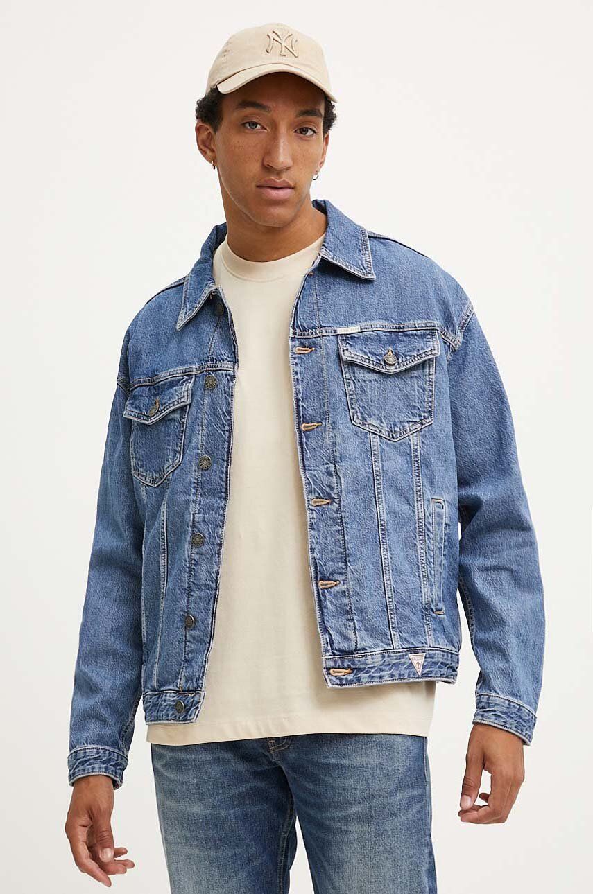 Τζιν μπουφάν Guess Jeans ανδρικό, M4YN38 D5DO2