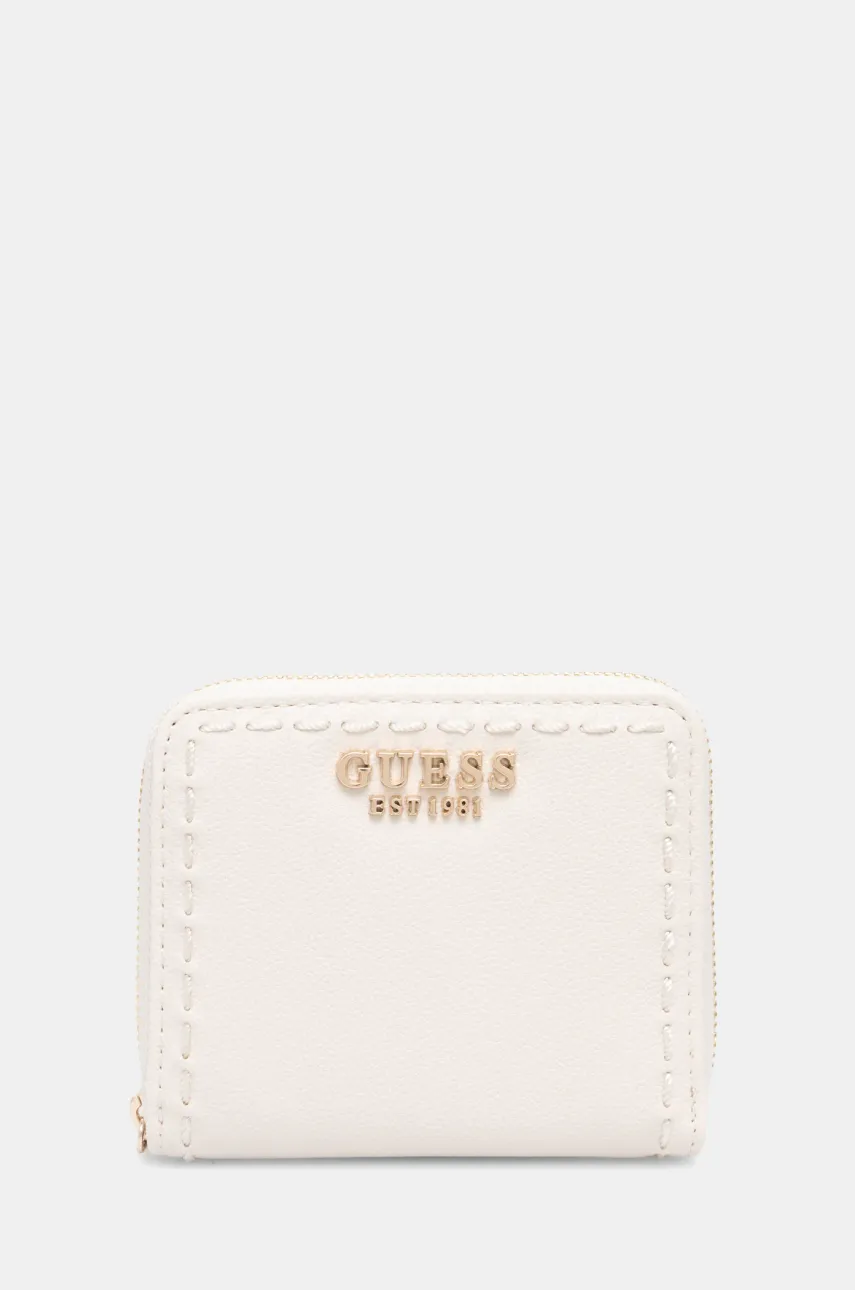 Πορτοφόλι Guess NASTRA χρώμα: μπεζ, SWBG96 37137