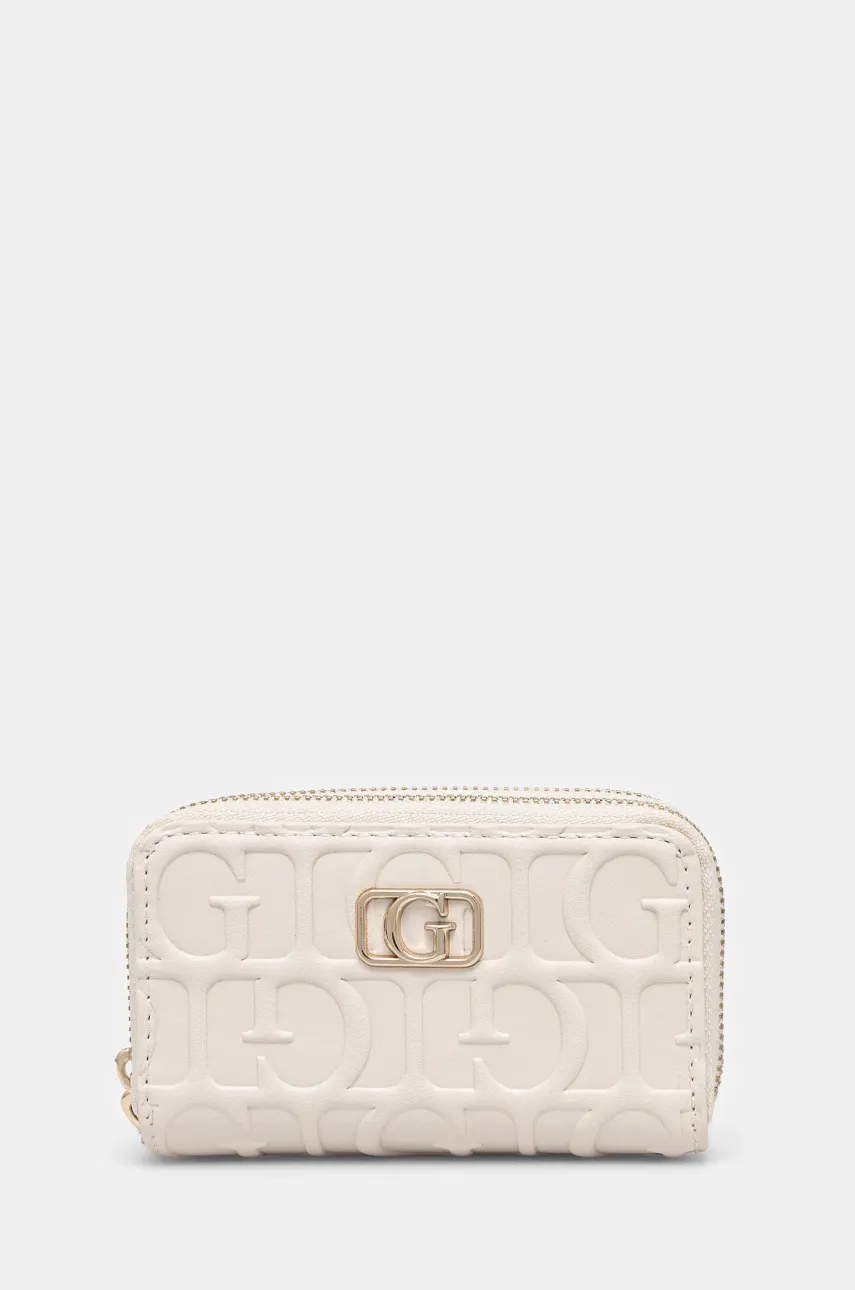 Πορτοφόλι Guess χρώμα: μπεζ, PW7522 P5211