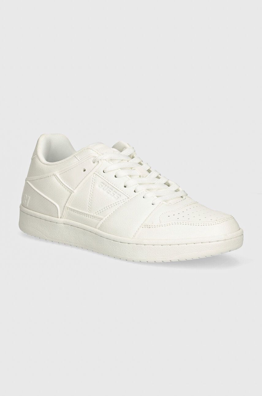 Αθλητικά Guess SAVA LOW χρώμα: άσπρο, FMTSAL FAL12