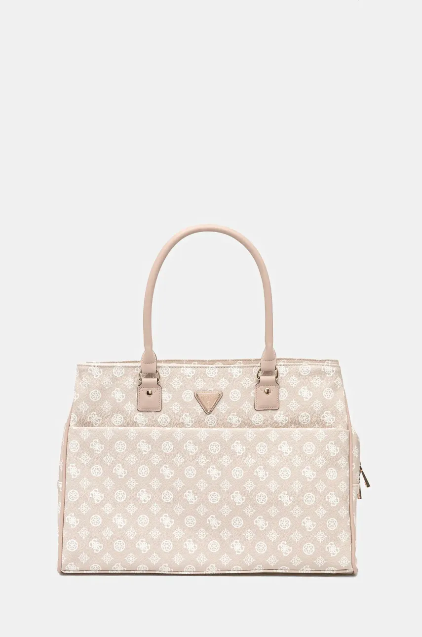 Τσάντα Guess χρώμα: μπεζ, TWHP74 52919