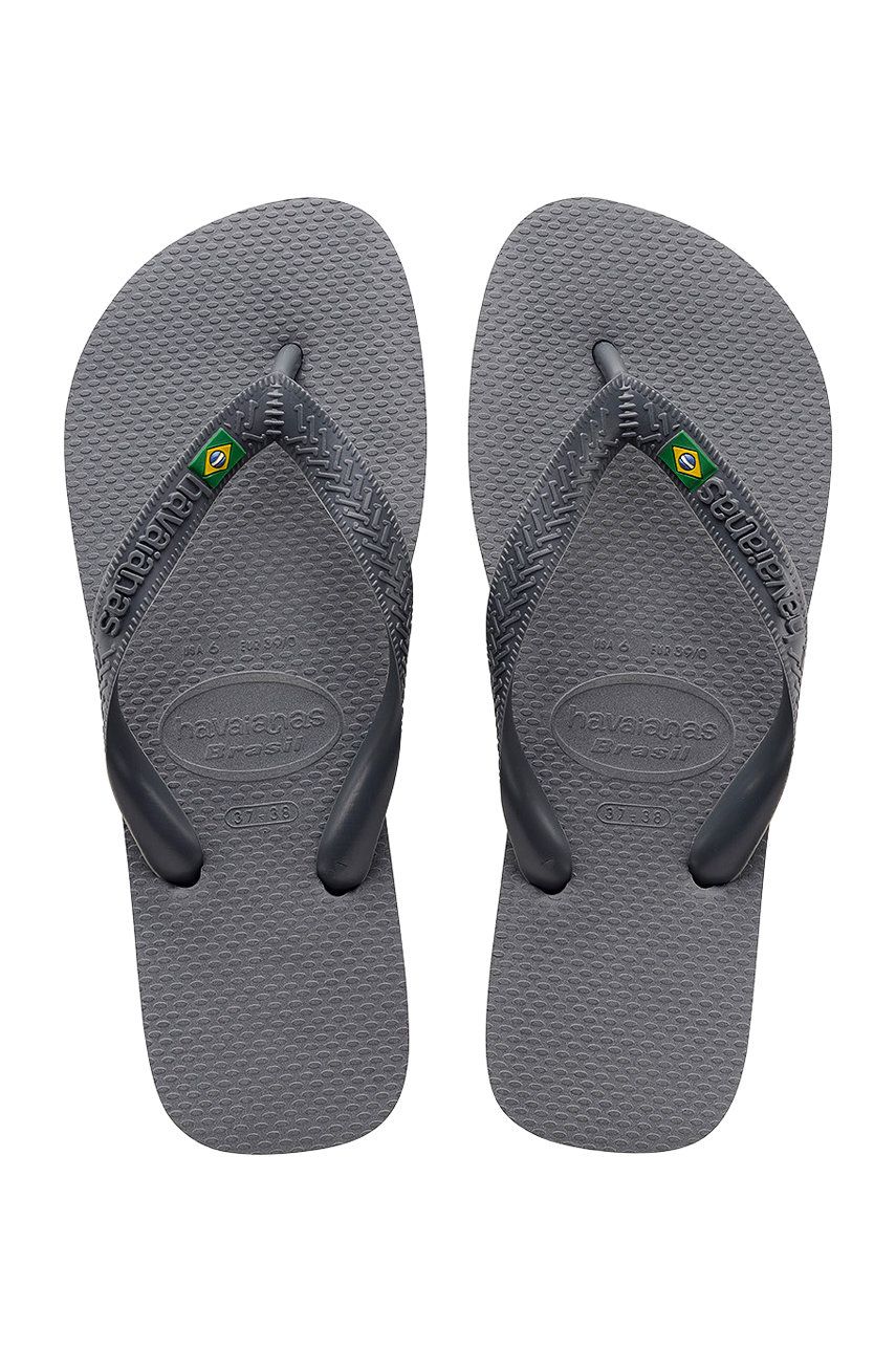 Σαγιονάρες Havaianas BRASIL ανδρικες, χρώμα: γκρι 4000032.5178