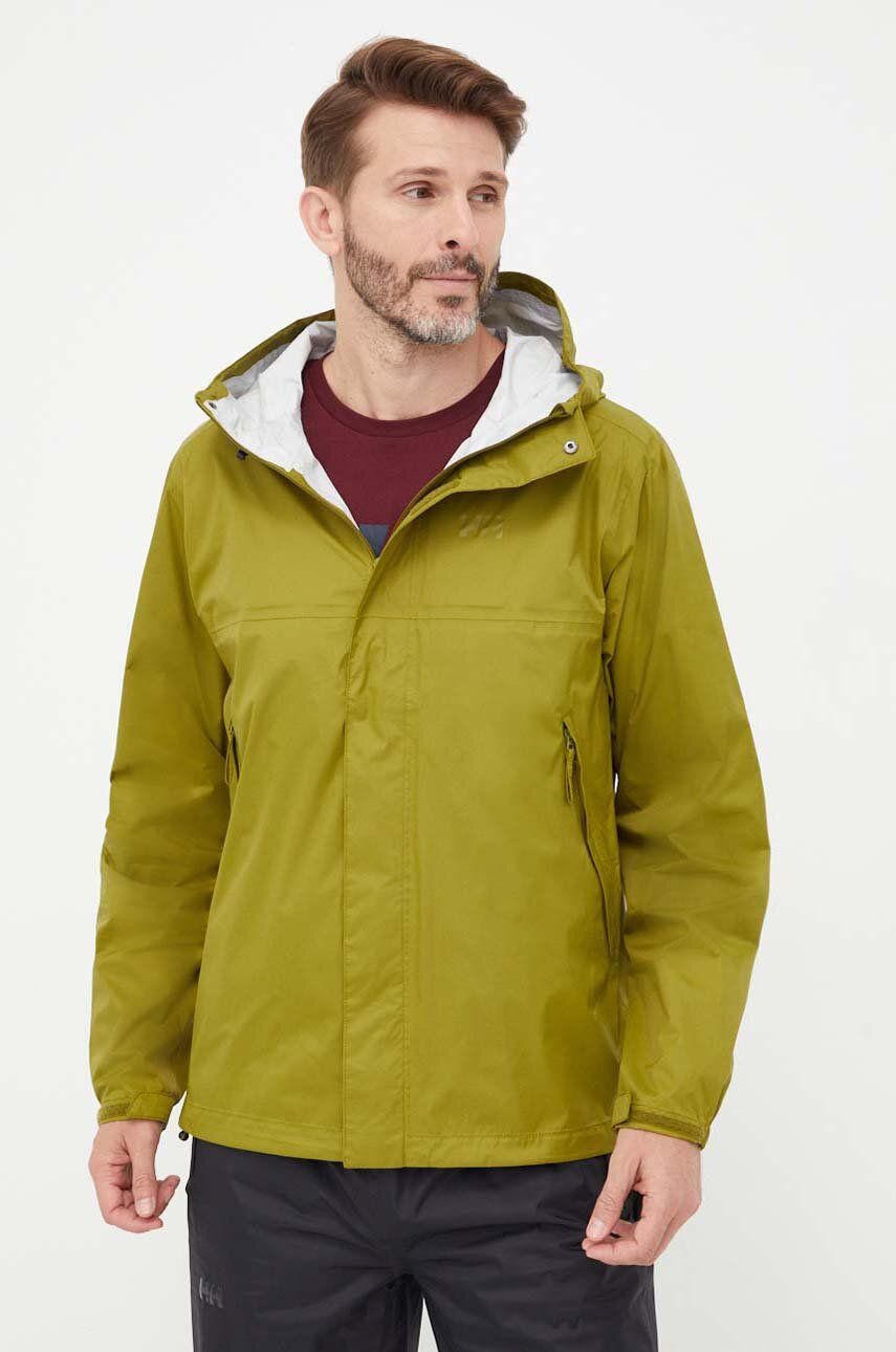 Αδιάβροχο μπουφάν Helly Hansen Loke ανδρικό, χρώμα πράσινο 62252