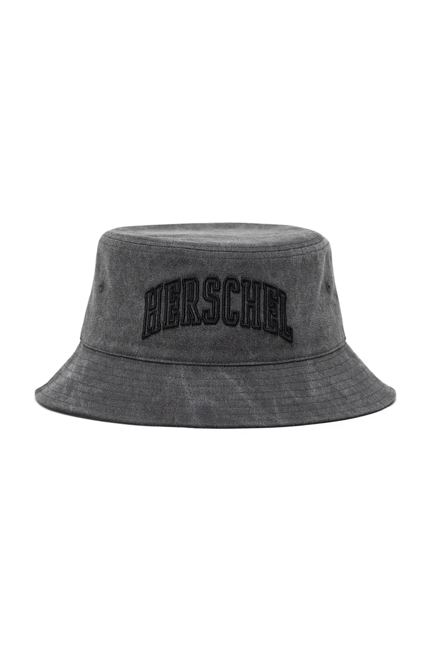Βαμβακερό καπέλο Herschel χρώμα: μαύρο, 50366-06431