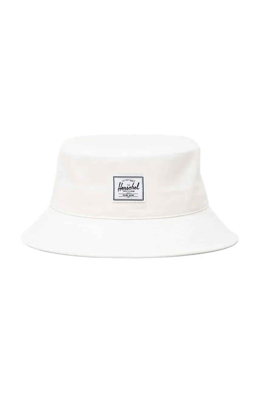 Βαμβακερό καπέλο Herschel χρώμα: γκρι, 50555-05977