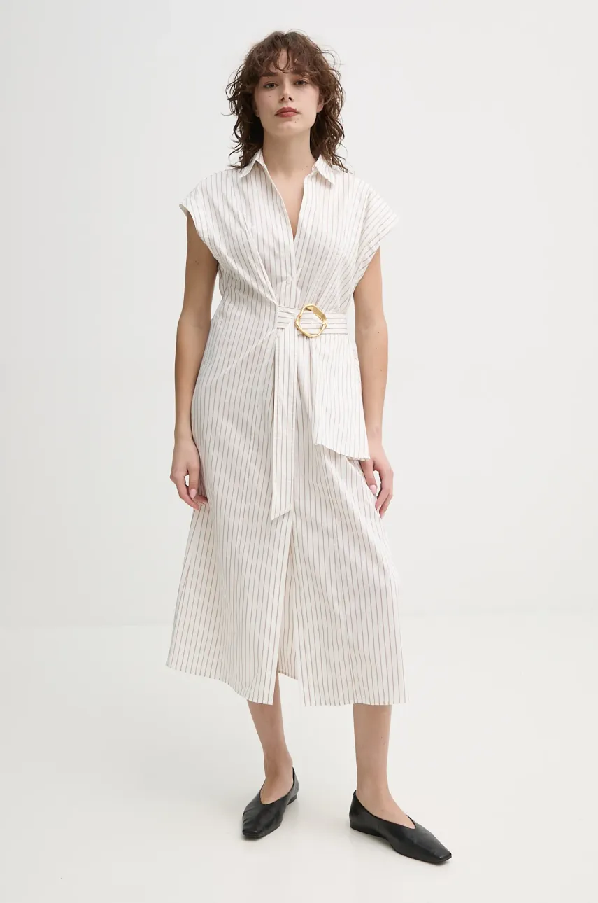 Φόρεμα ISABELLE BLANCHE χρώμα: άσπρο, IS25SS-A148-T015