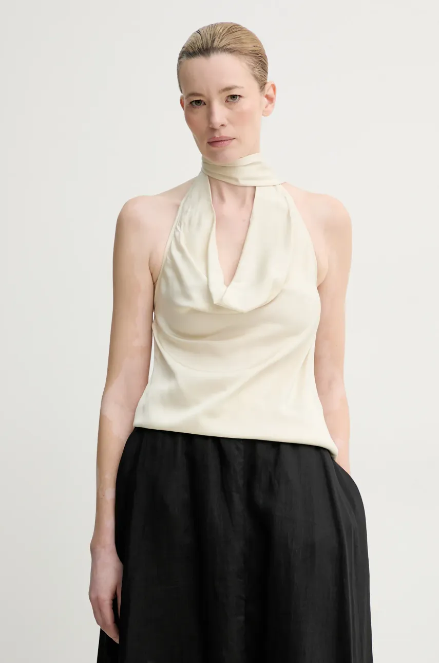 Μπλουζάκι ISABELLE BLANCHE χρώμα: μπεζ, IS25SS-C121-T011