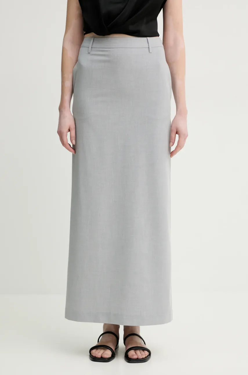 Φούστα ISABELLE BLANCHE χρώμα: γκρι, IS25SS-G027-T003