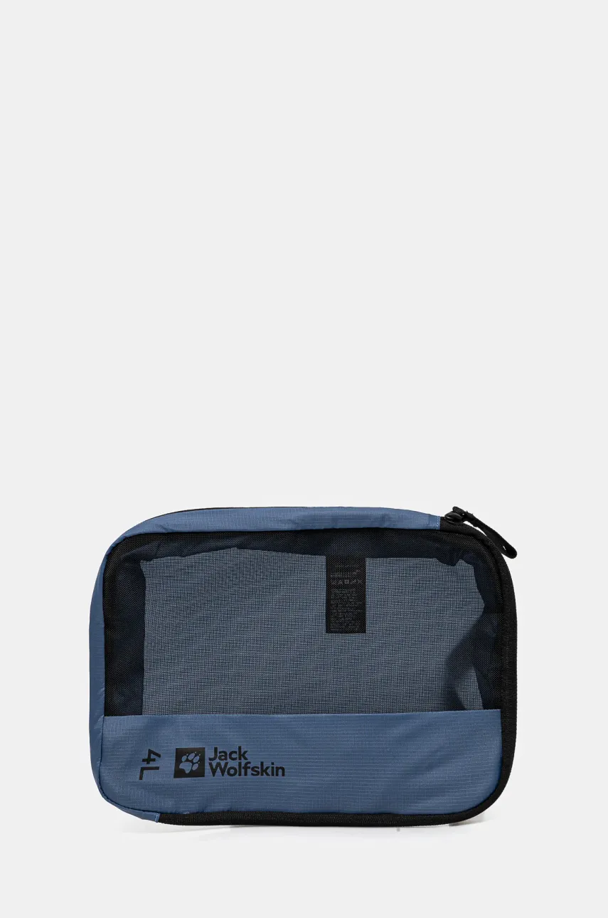 Οργανωτής συμπίεσης Jack Wolfskin Compression Cube 4L χρώμα: μπλε, A62121