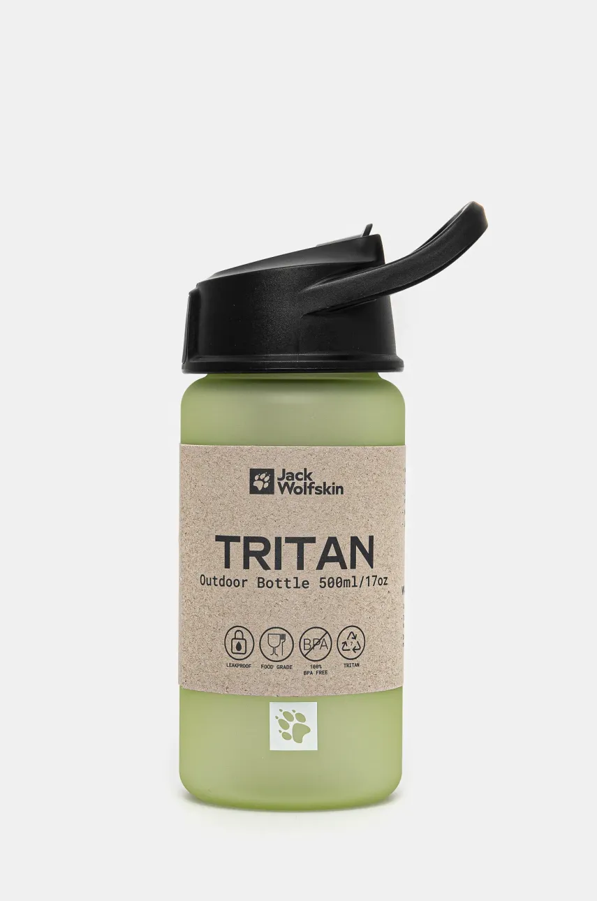 Μπουκάλι Jack Wolfskin Saima Straw 500 ml χρώμα: πράσινο, A63995