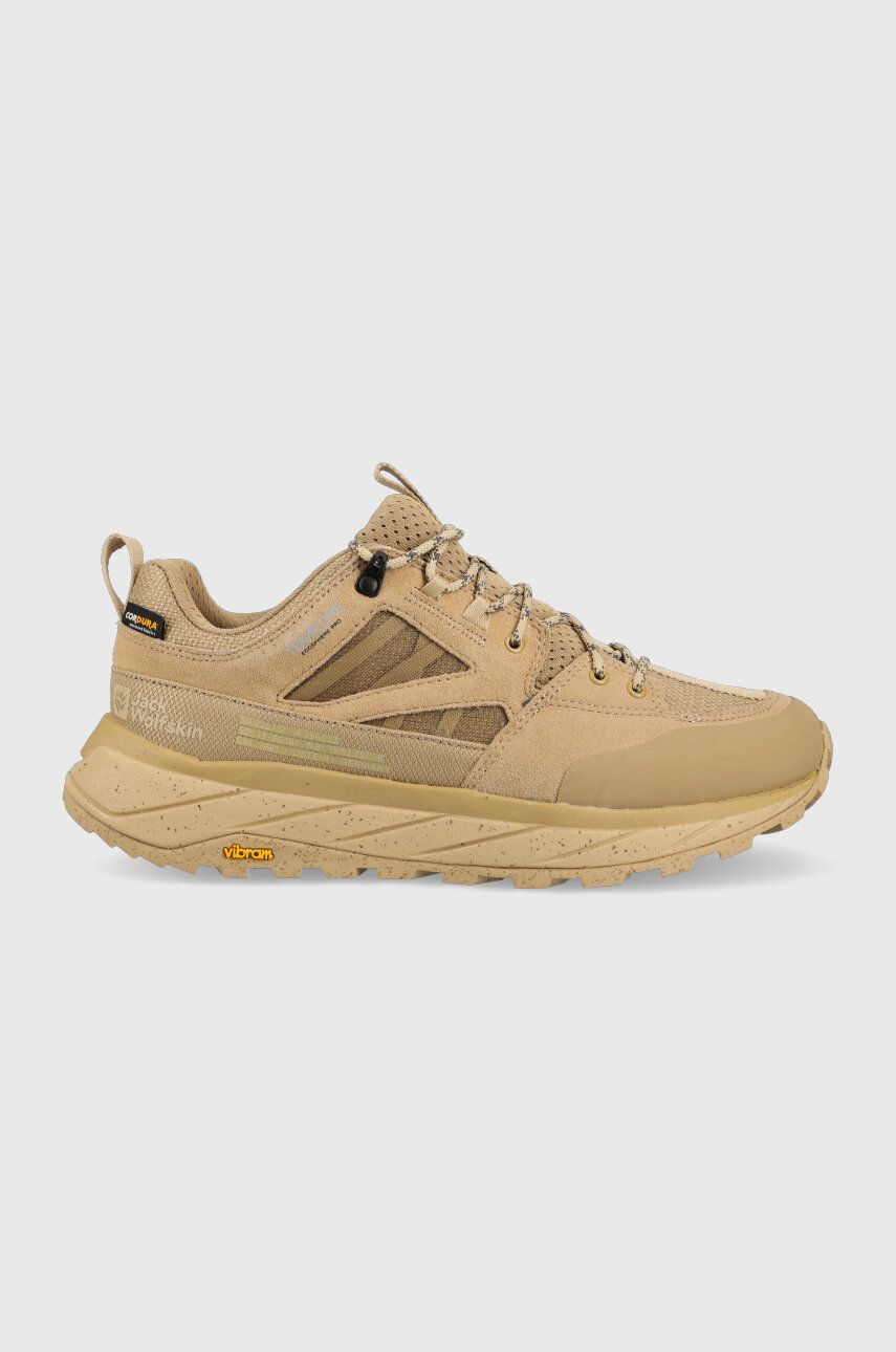 Παπούτσια Jack Wolfskin Terraquest Texapore Low χρώμα: μπεζ