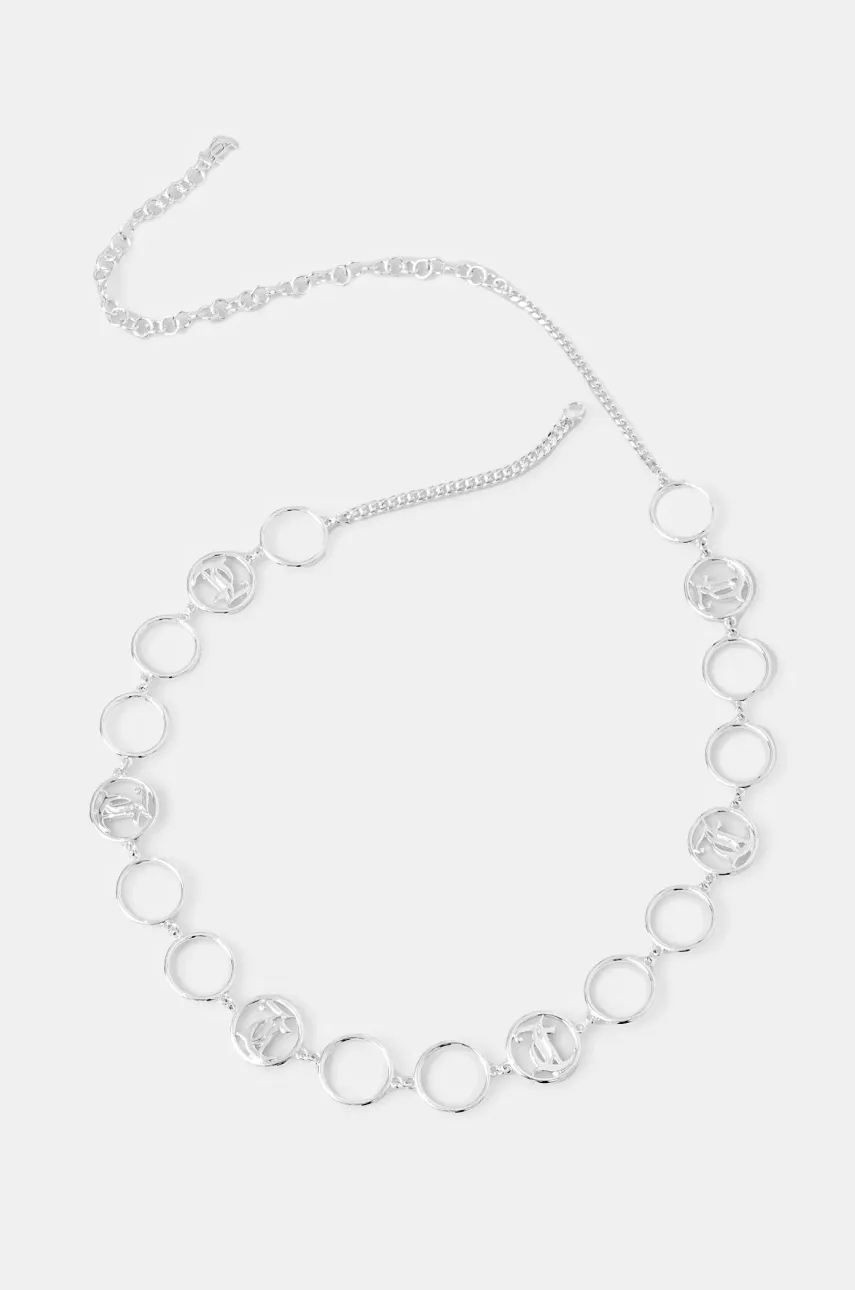 Ζώνη Juicy Couture DIANA BELLY CHAIN χρώμα: ασημί, JCJBC124023