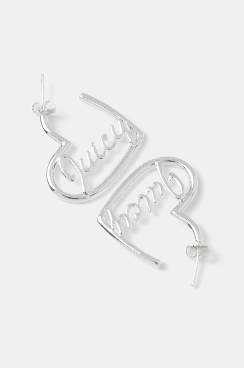 Σκουλαρίκια Juicy Couture JUICY HEART LARGE HOOP EARRINGS JCJHE124011