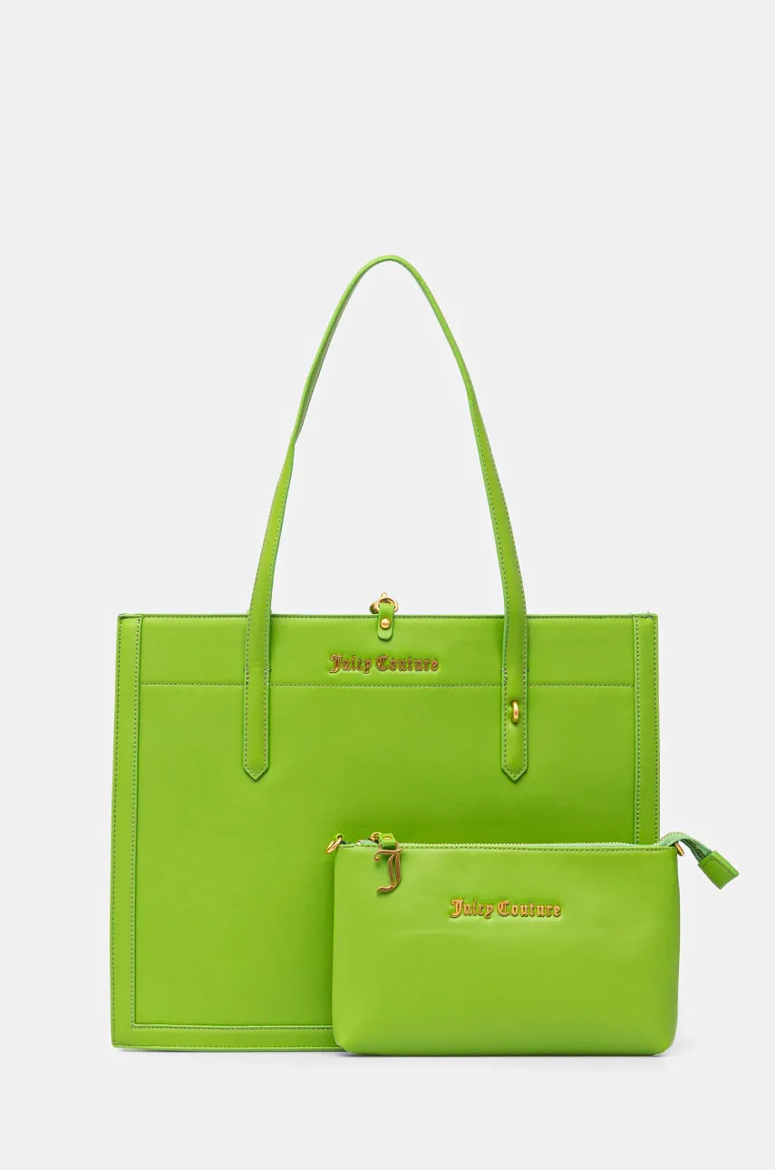 Τσάντα Juicy Couture Lily χρώμα: πράσινο, BEJLL8752WVP
