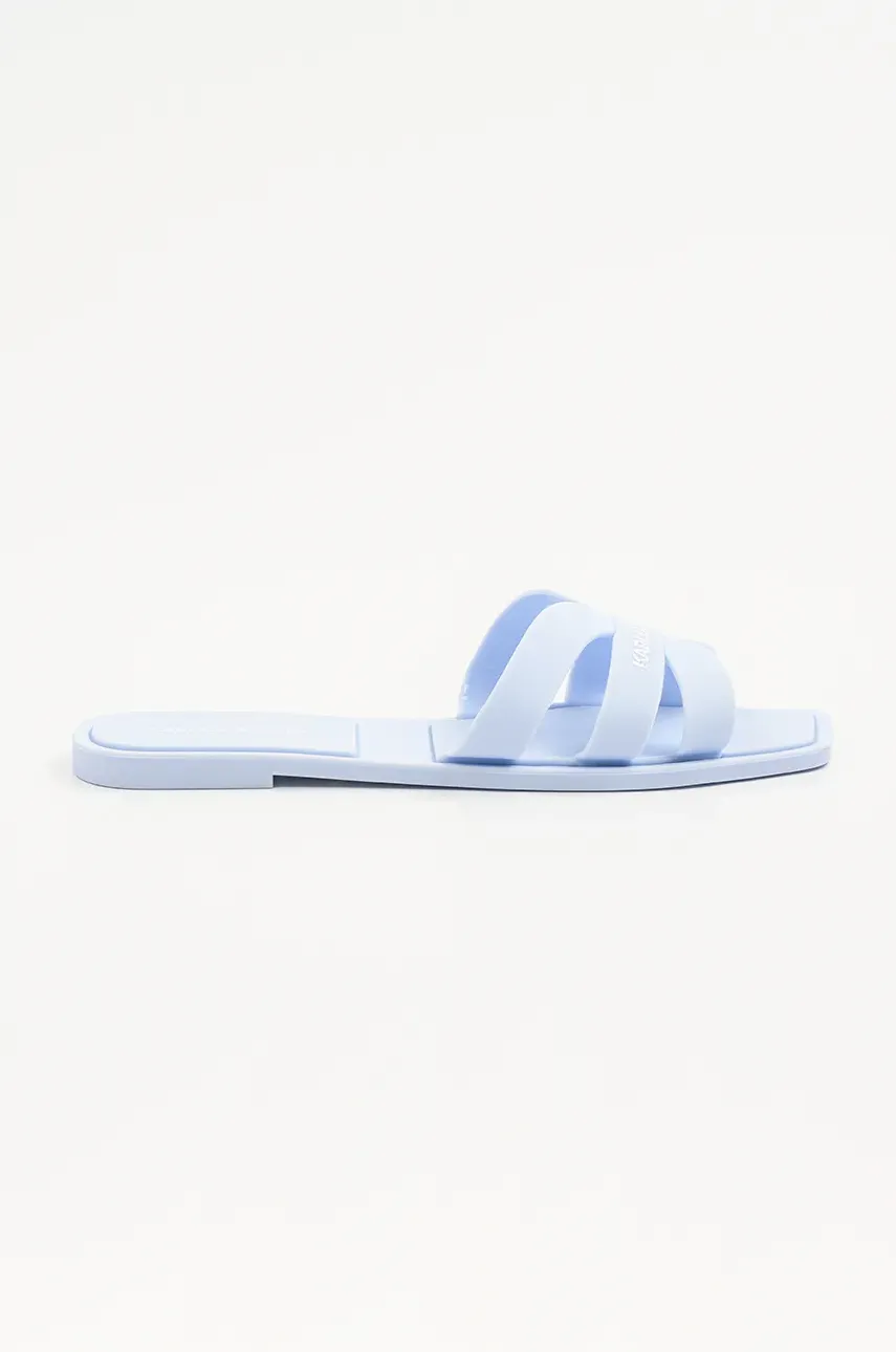 Παντόφλες Karl Lagerfeld JELLY IV χρώμα: μπλε, KL80025