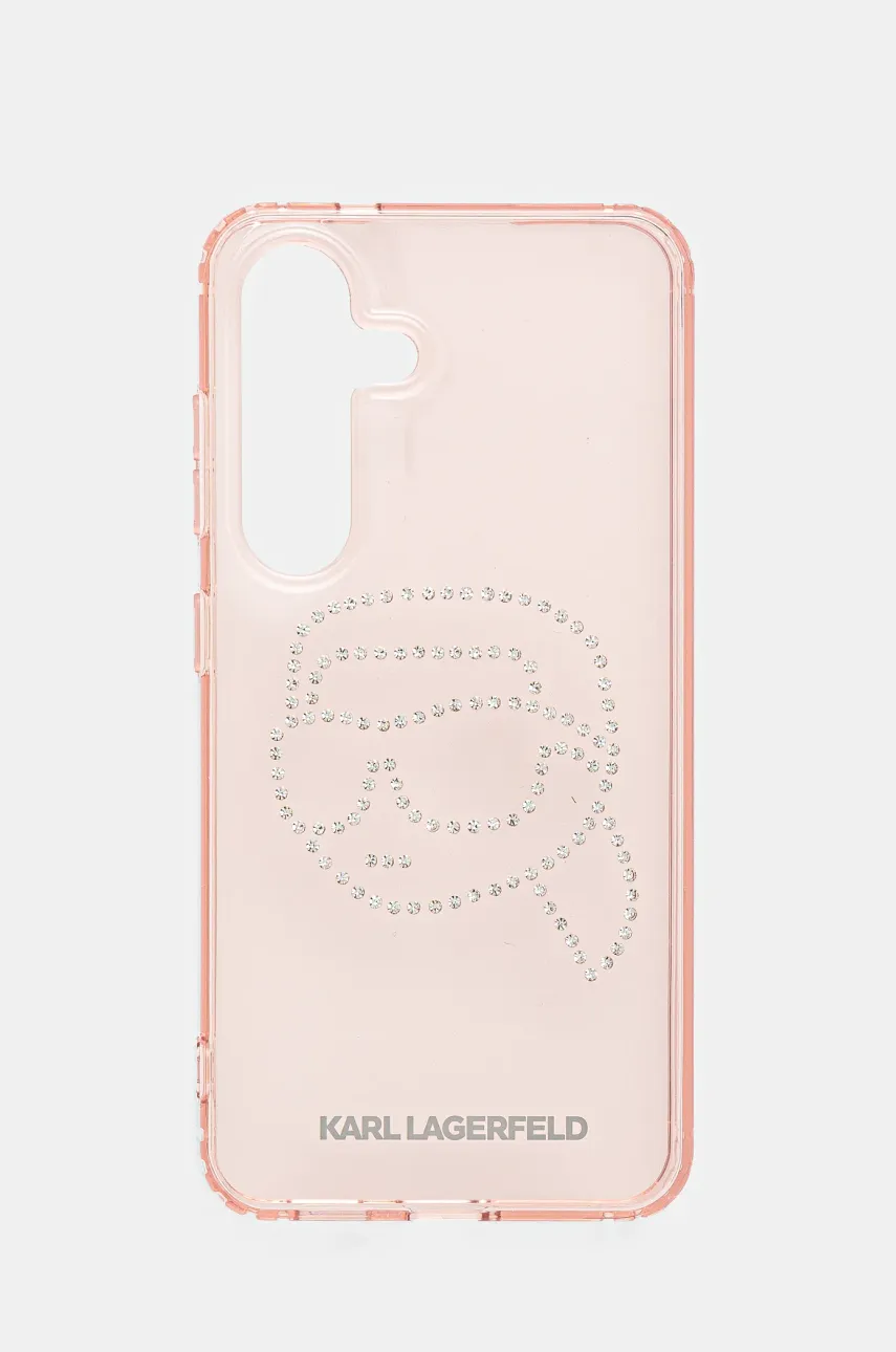 Θήκη κινητού Karl Lagerfeld Samsung Galaxy S25 χρώμα: ροζ, KLHCS25SHKHDCELP
