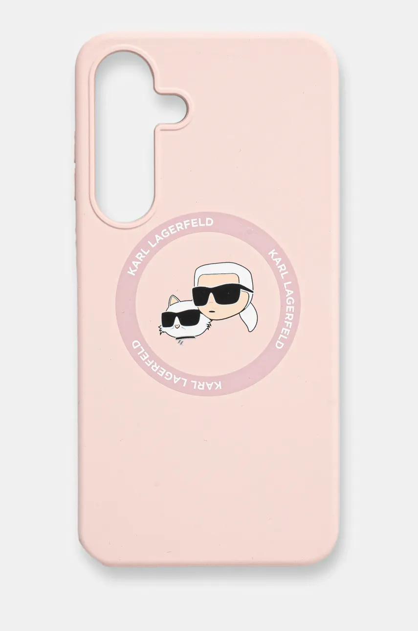Θήκη κινητού Karl Lagerfeld Samsung Galaxy S25+ χρώμα: ροζ, KLHMS25MSKCHTCP
