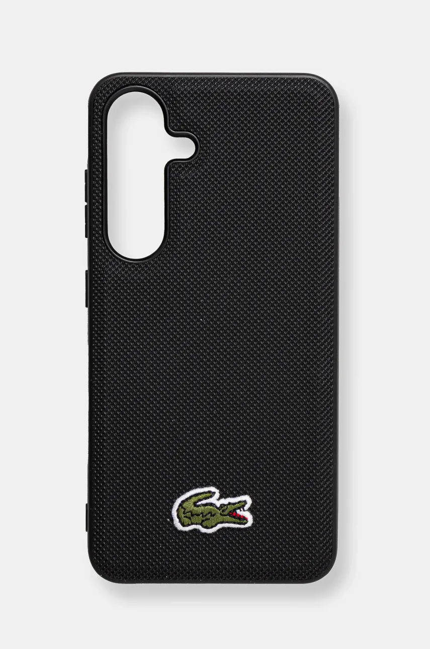Θήκη κινητού Lacoste Samsung Galaxy S25 χρώμα: μαύρο, LCHMS25SPVCK