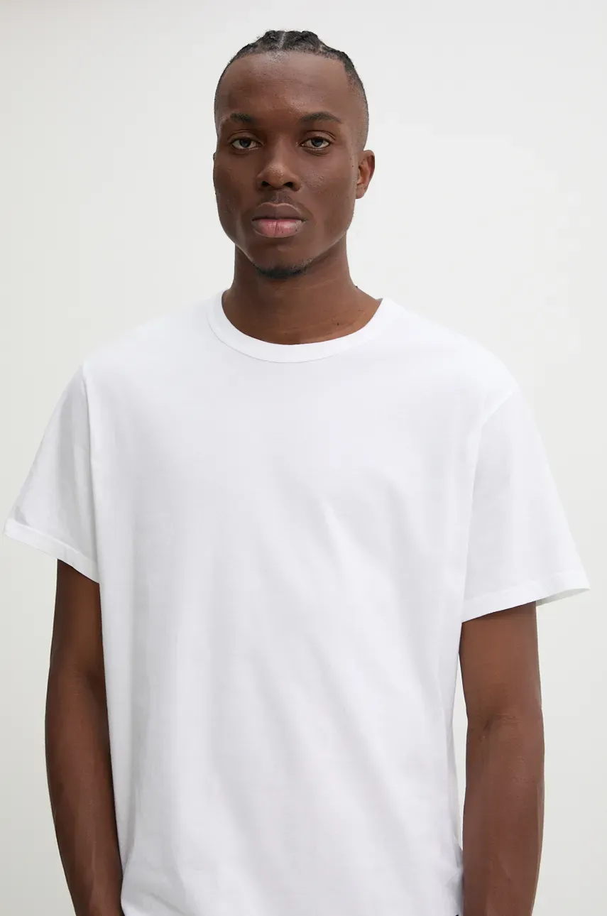 Βαμβακερό μπλουζάκι Levi's Levi's Skateboarding 2-pack ανδρικό, χρώμα: μαύρο, 19452