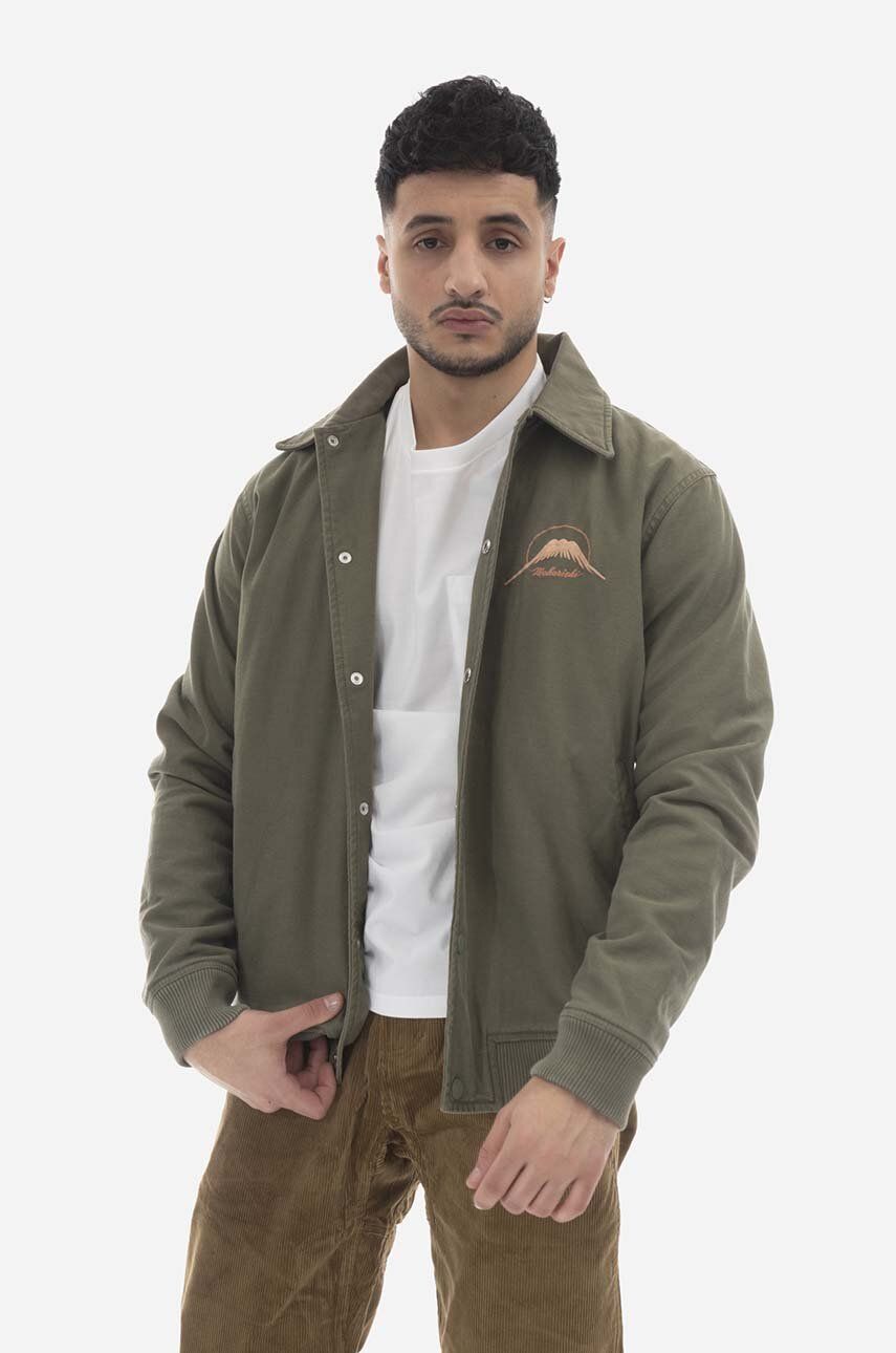 Μπουφάν Maharishi Embroidered Tour χρώμα: πράσινο F30