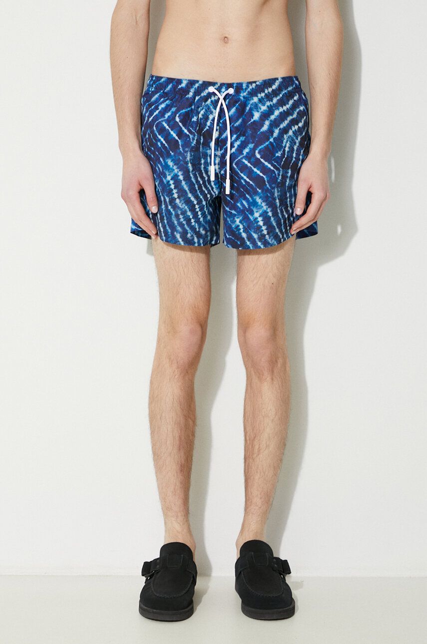 Μαγιό Marcelo Burlon Aop Sound Waves Swim Short CMFA003S24FAB0024501