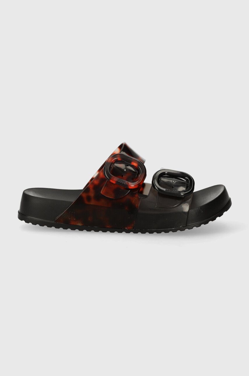 Παντόφλες Melissa MELISSA COZY SLIDE AD χρώμα: μαύρο, M.33913.N716