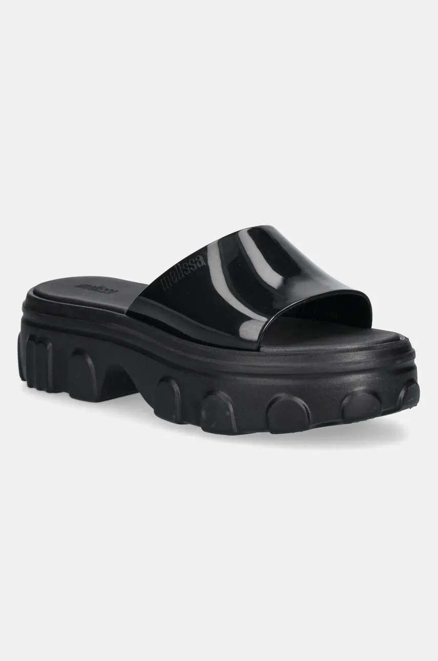 Παντόφλες Melissa MELISSA ELLA SLIDE AD χρώμα: μαύρο, M 35882.AZ385