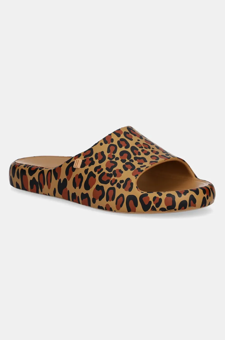 Παντόφλες Melissa MELISSA FREE PRINT SLIDE AD χρώμα: καφέ, M 33973.AQ618