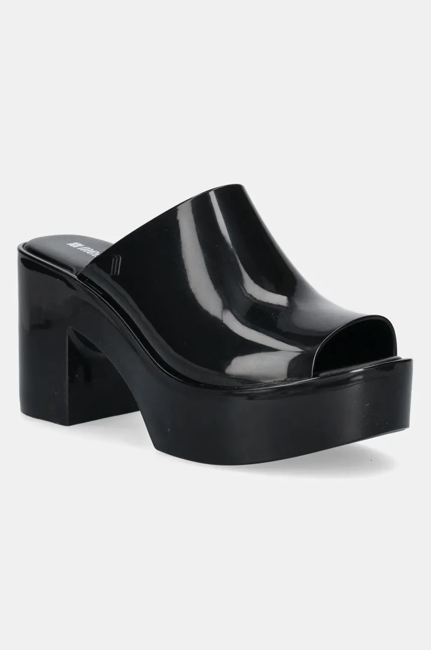 Παντόφλες Melissa MELISSA MULE HYPE AD χρώμα: μαύρο, M 36026.BI526