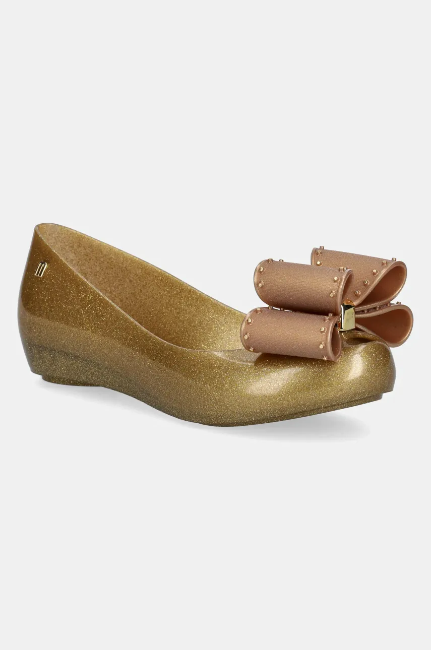 Μπαλαρίνες Melissa MELISSA ULTRAGIRL CLASSIC BOW AD χρώμα: χρυσαφί, M 35965.BC918
