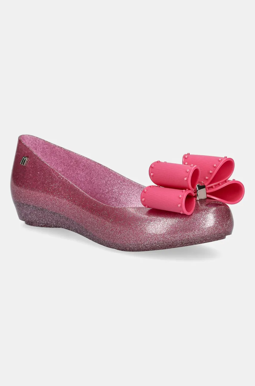 Μπαλαρίνες Melissa MELISSA ULTRAGIRL CLASSIC BOW AD χρώμα: ροζ, M 35965.BC919