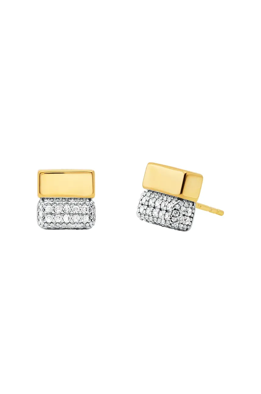 Ασημένια επιχρυσωμένα σκουλαρίκια Michael Kors MKC1754CZ931