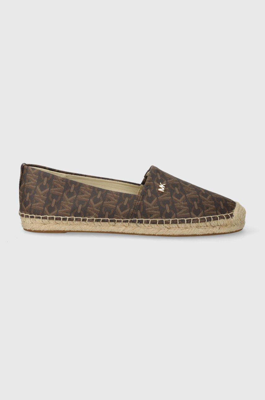 Εσπαντρίγιες MICHAEL Michael Kors Kendrick χρώμα: καφέ, 40R4KNFP1B