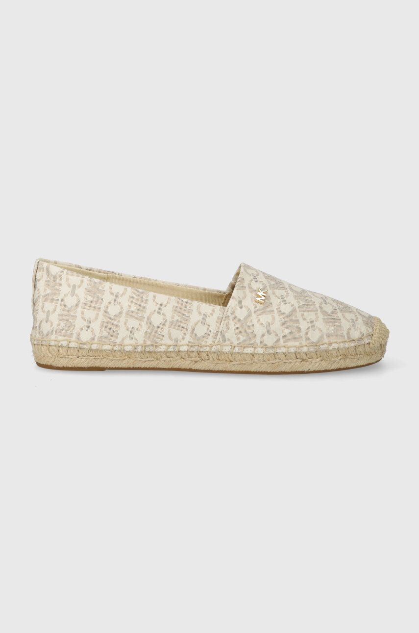Εσπαντρίγιες MICHAEL Michael Kors Kendrick χρώμα: μπεζ, 40R4KNFP1B