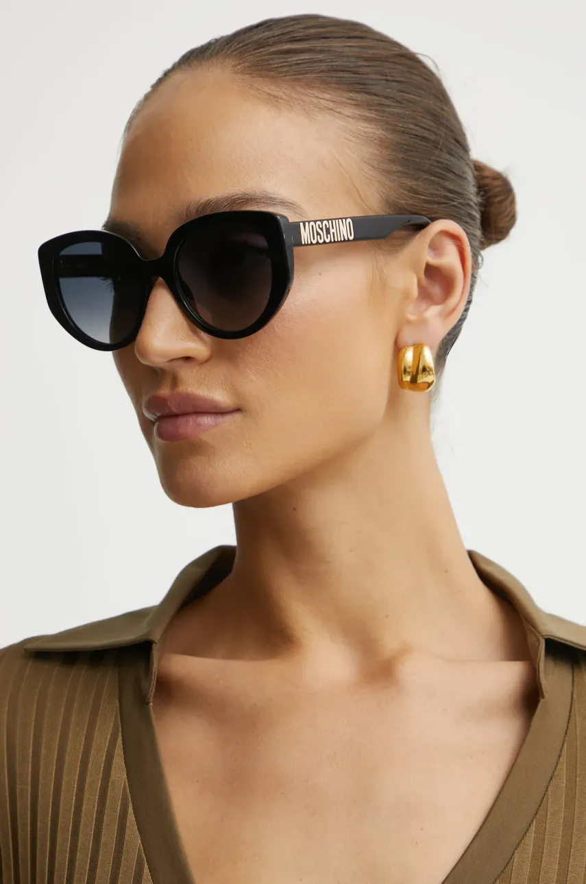 Γυαλιά ηλίου Moschino χρώμα: μαύρο, MOS173/S