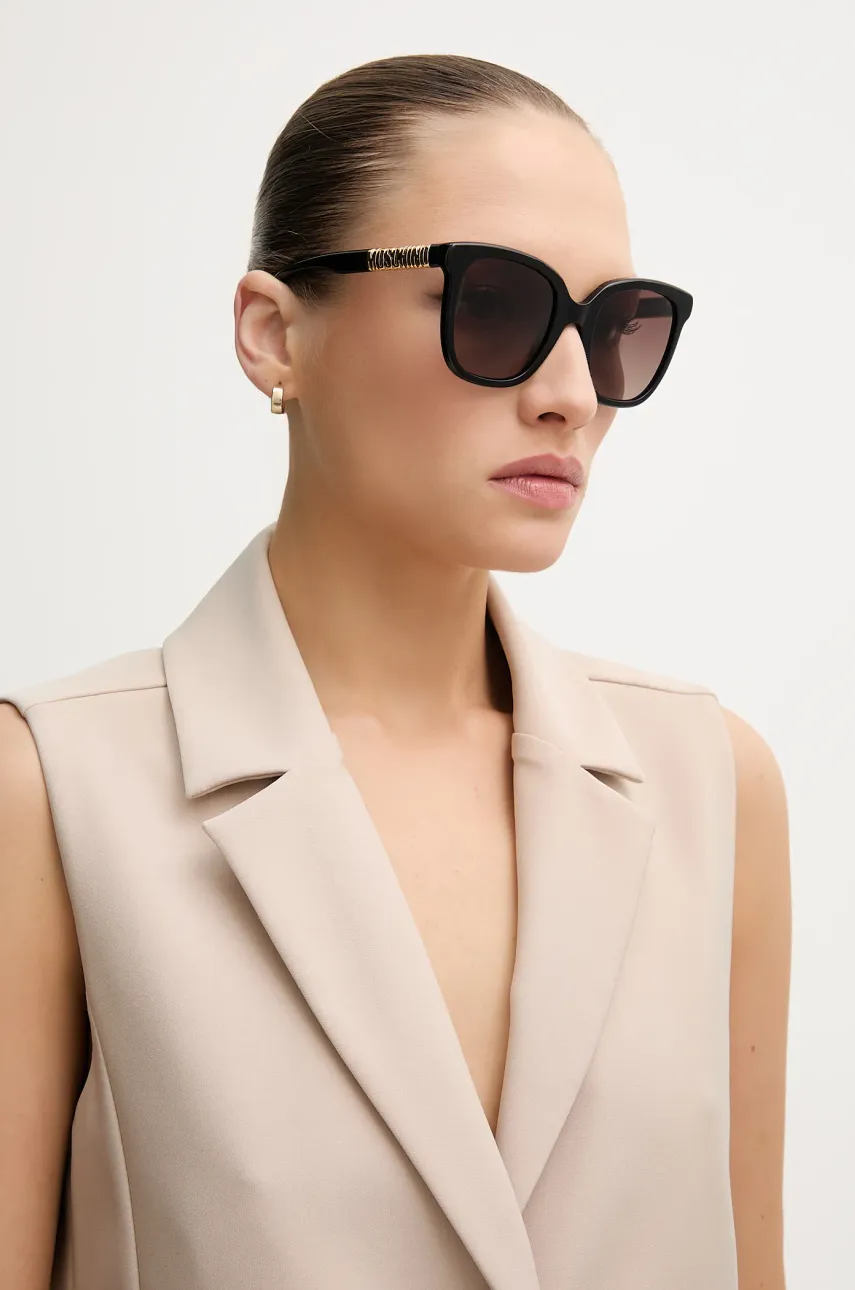Γυαλιά ηλίου Moschino χρώμα: μαύρο, MOS178/S