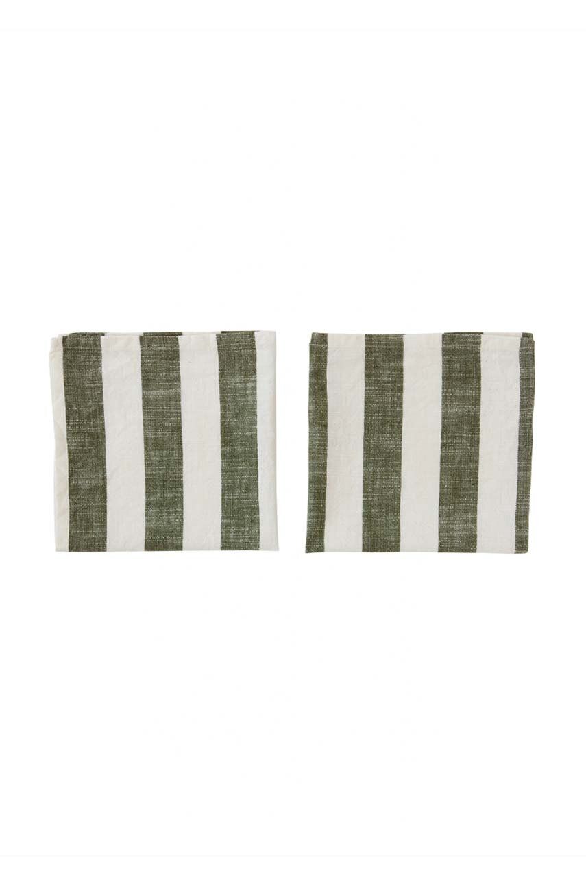Σετ από βαμβακερές χαρτοπετσέτες OYOY Striped Napkin 2-pack