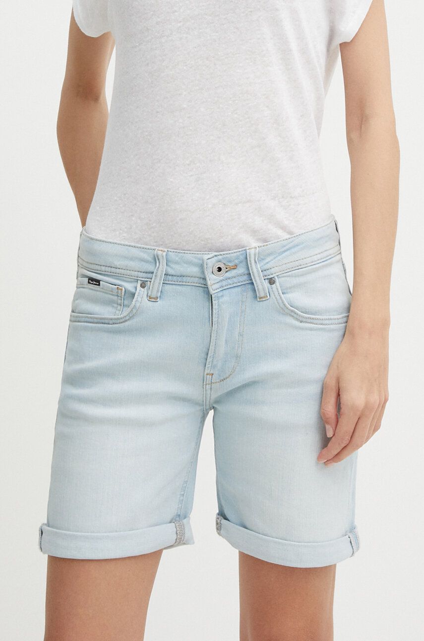 Τζιν σορτς Pepe Jeans SLIM SHORT MW SLIM SHORT MW PL801120RH6 PL801120RH6
