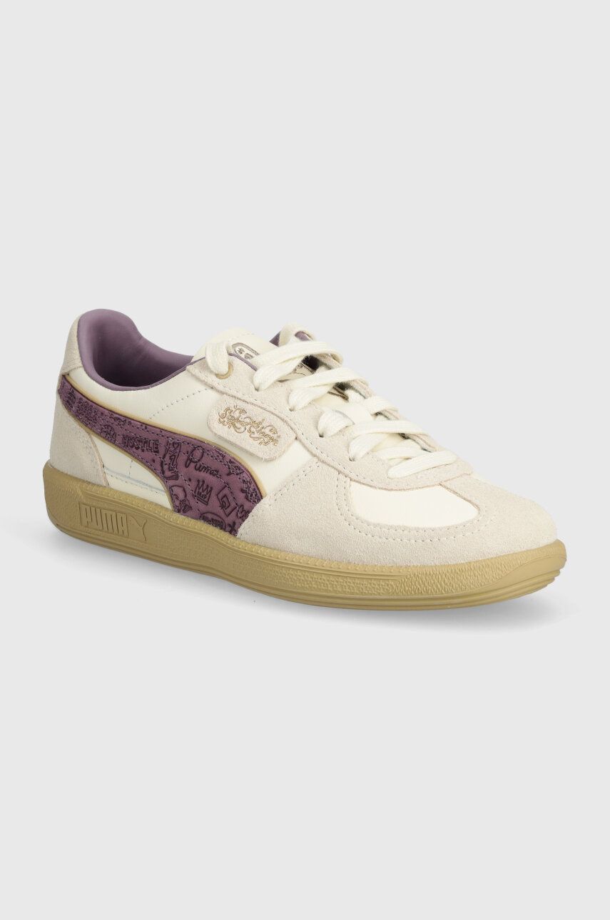 Δερμάτινα αθλητικά παπούτσια Puma PUMA X SOPHIA CHANG χρώμα: μπεζ, 397307
