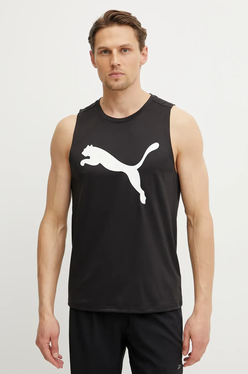 Μπλουζάκι προπόνησης Puma Train All Day Essentials χρώμα: μαύρο, 525906