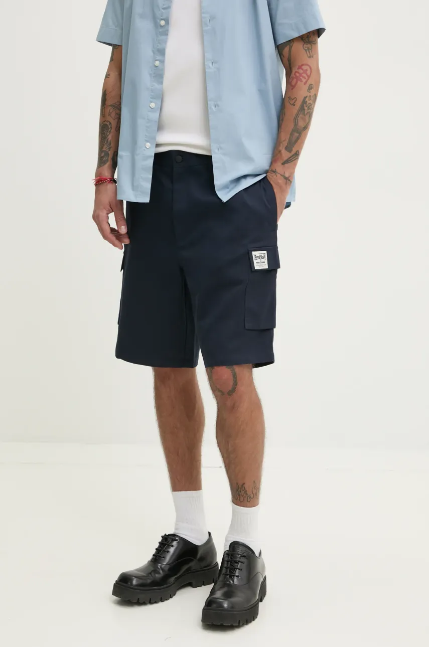 Βαμβακερό σορτσάκι Red Bull Racing x Pepe Jeans CARGO SHORT χρώμα: ναυτικό μπλε, RM800003
