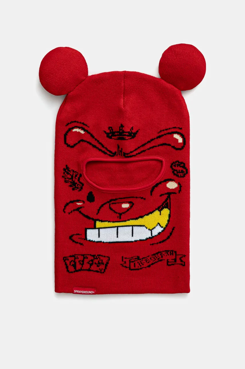 Μπαλακλάβα λαιμού Sprayground χρώμα: κόκκινο, 910HW382NSZ