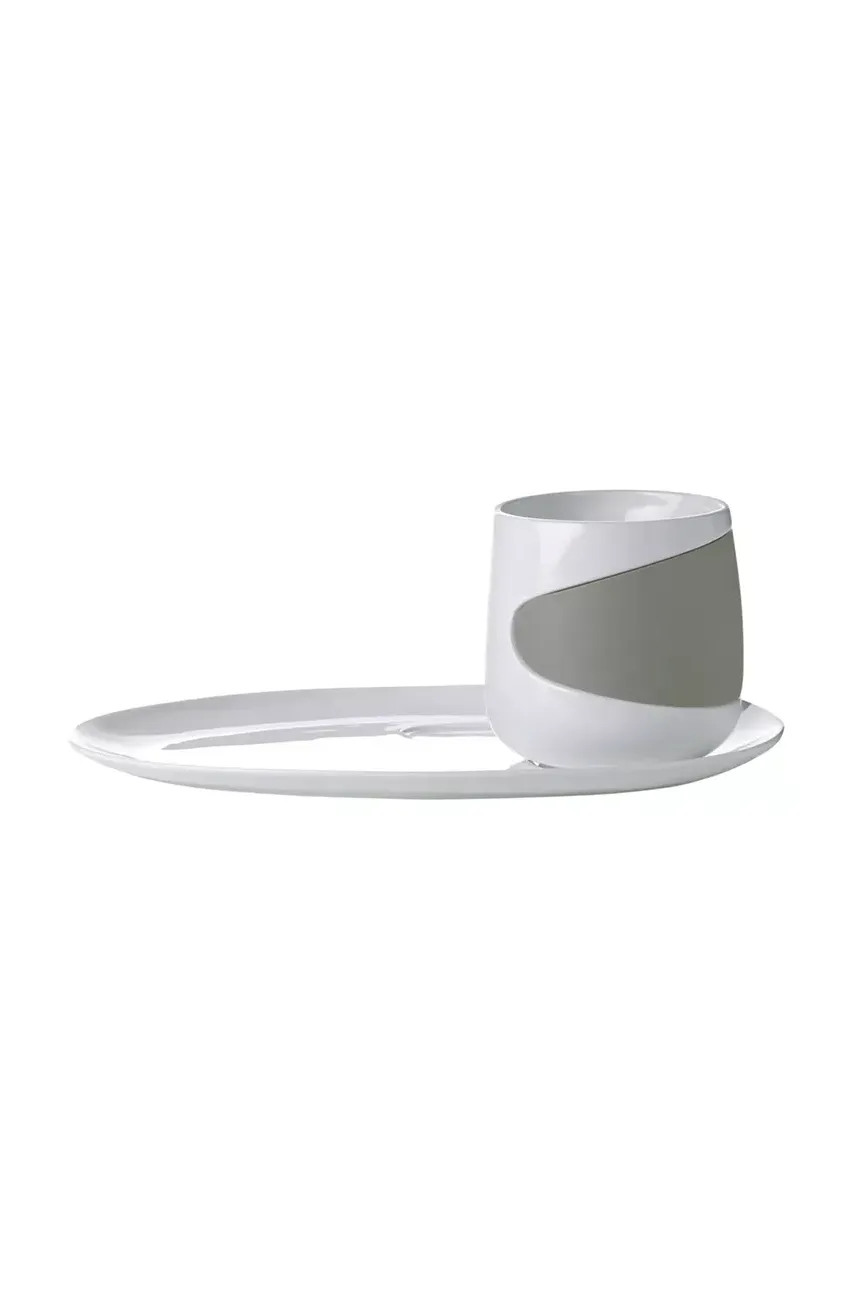 Ένα φλιτζάνι και πιατάκι Stelton Embrace 400 ml χρώμα: πολύχρωμο