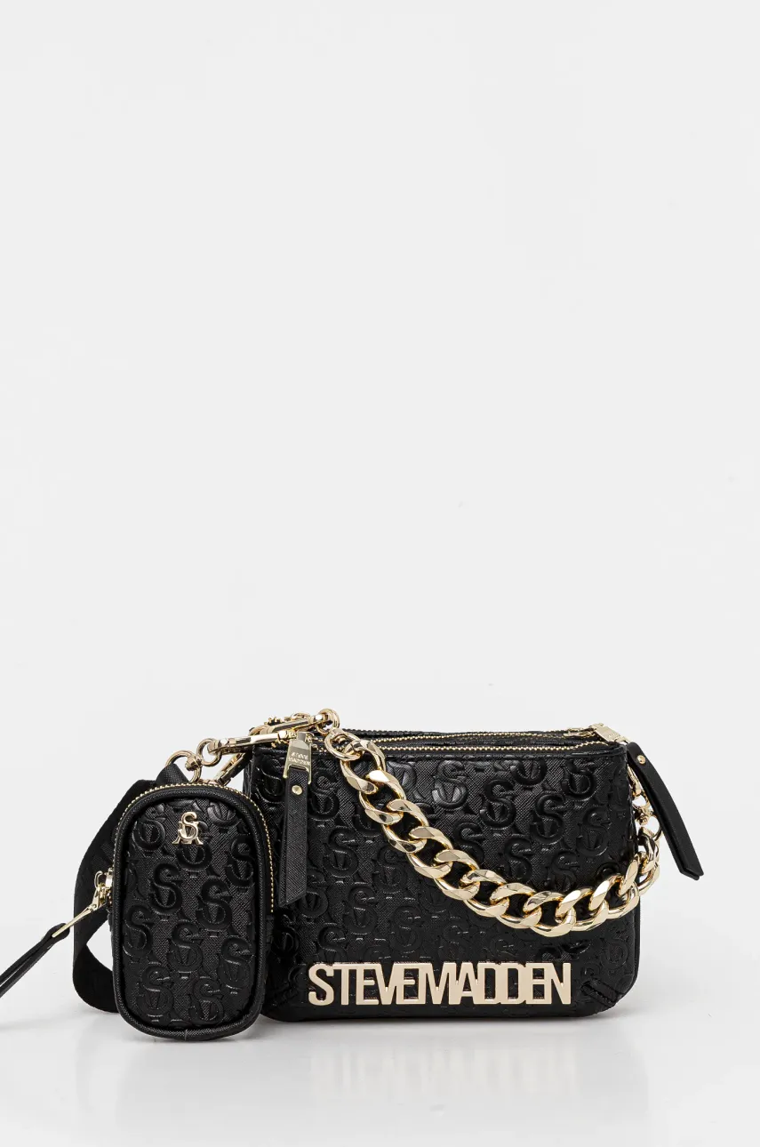 Τσάντα Steve Madden Broy-E χρώμα: μαύρο, SM13001641