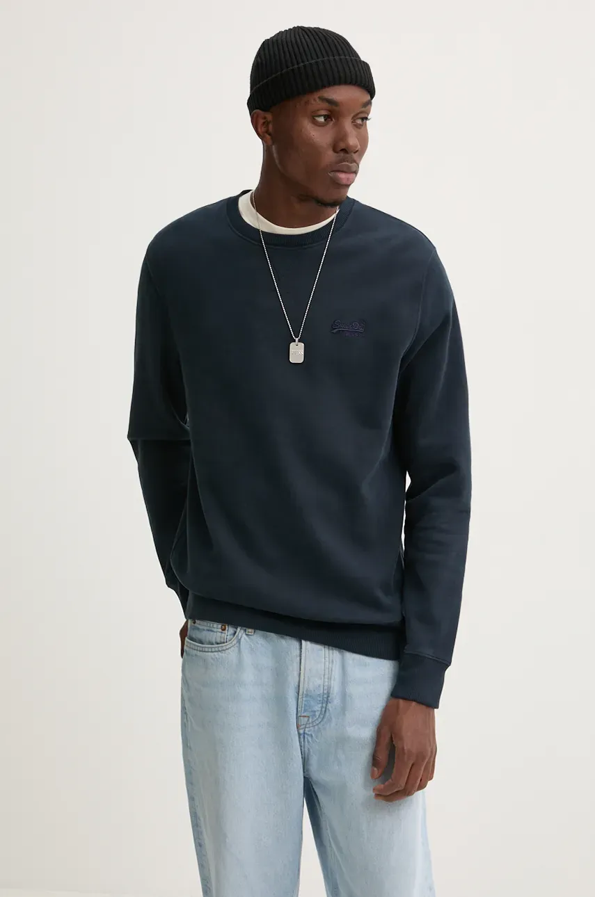 Μπλούζα Superdry χρώμα: ναυτικό μπλε, M2013751A-98T