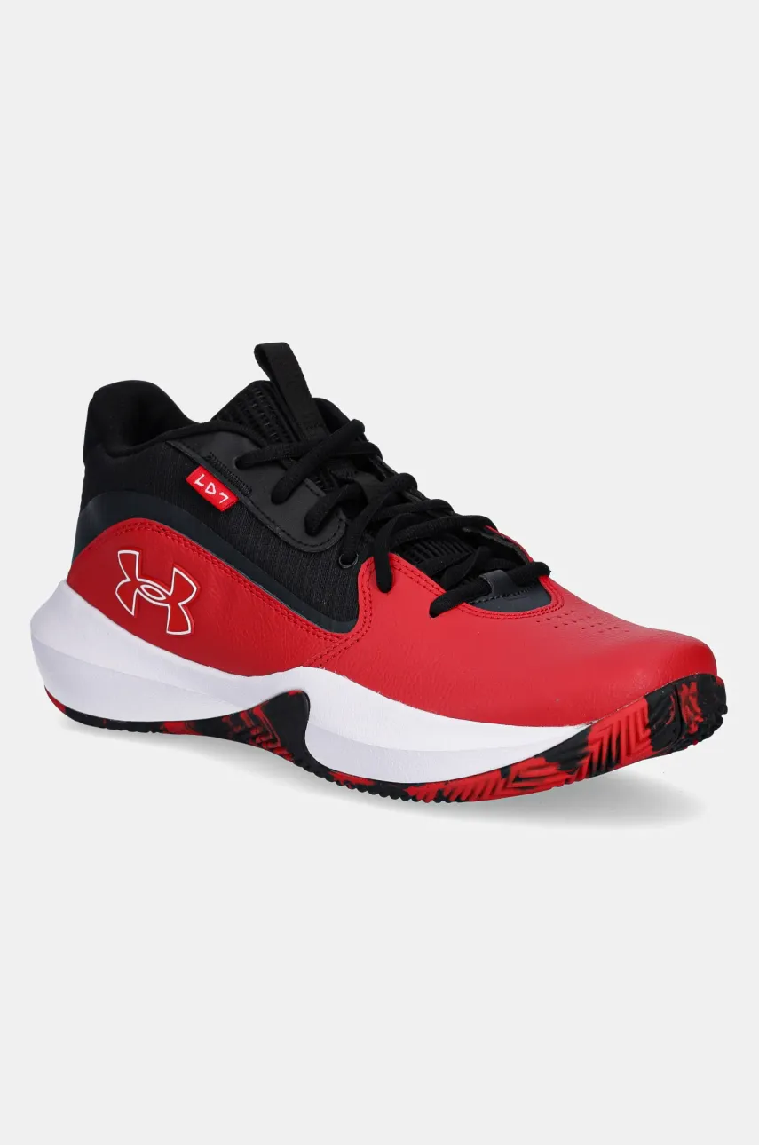 Παπούτσια μπάσκετ Under Armour Lockdown 7 χρώμα: κόκκινο, 3028512