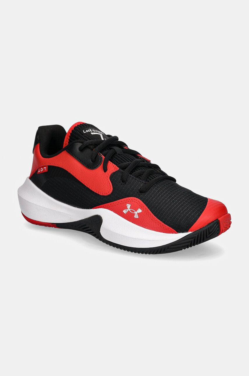 Παπούτσια μπάσκετ Under Armour Lockdown 7 Low χρώμα: κόκκινο, 3027646