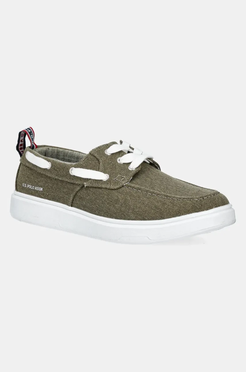 Πάνινα παπούτσια U.S. Polo Assn. ATHOS002M/5C1 χρώμα: πράσινο, ATHOS