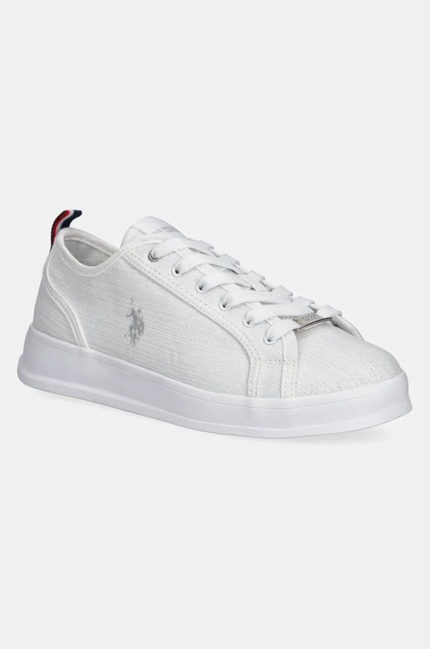 Πάνινα παπούτσια U.S. Polo Assn. CAMPYW003W/5T1 χρώμα: άσπρο, CAMPYW